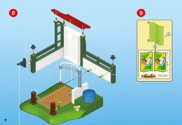 playmobil horse washing station