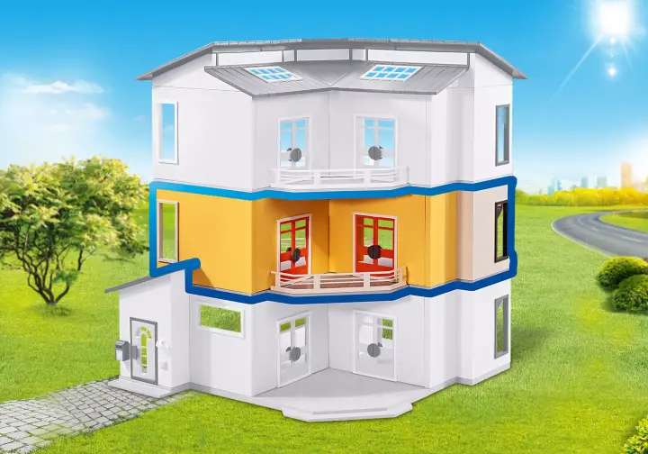 playmobil etage supplementaire maison moderne