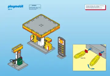 Bauanleitungen Playmobil 3014-A - Tankstelle (1)