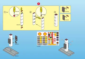 Bauanleitungen Playmobil 3014-A - Tankstelle (2)