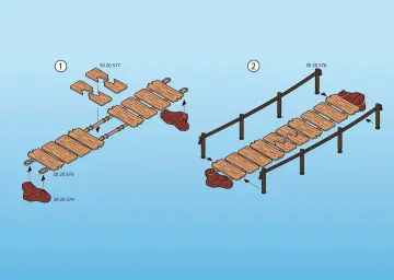 Bauanleitungen Playmobil 3016-A - Alligatorschlucht (3)