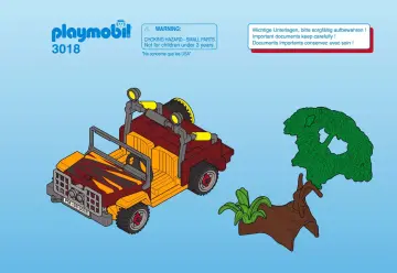 Notices de montage Playmobil 3018-A - Explorateurs/4x4 (1)