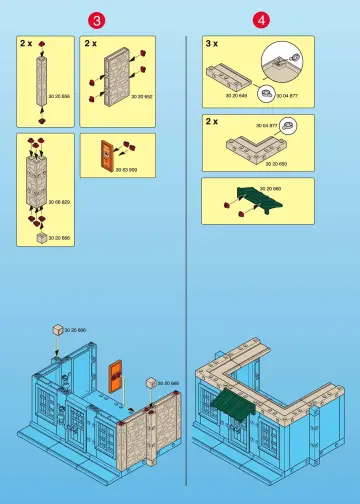 Bauanleitungen Playmobil 3023-A - Fort Eagle (4)