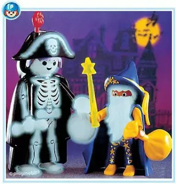 Playmobil 3025-A - Magicien et squelette d'Halloween