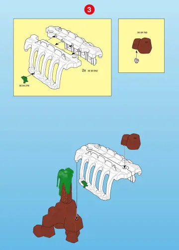 Bauanleitungen Playmobil 3040-A - Skeletthöhle (4)