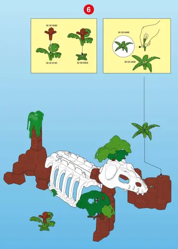 Bauanleitungen Playmobil 3040-A - Skeletthöhle (7)