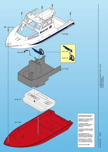 Notices de montage Playmobil 3063-A - Vedette de sauvetage (8)
