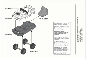 Bauanleitungen Playmobil 3067-A - Kindergeländewagen (2)