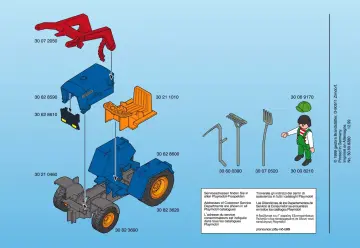 Bauanleitungen Playmobil 3073-A - Traktor mit Erntewagen (4)