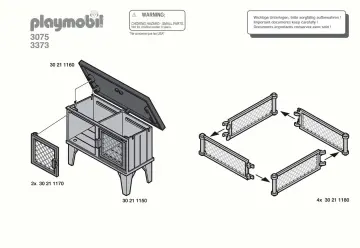 Bauanleitungen Playmobil 3075-A - Hasenstall (1)