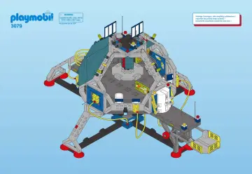 Notices de montage Playmobil 3079-A - Station spatiale (1)