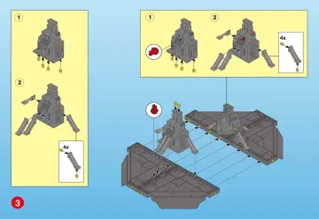 Notices de montage Playmobil 3079-A - Station spatiale (4)