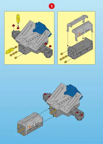 Notices de montage Playmobil 3080-A - Astronautes/vaisseau spatial (2)