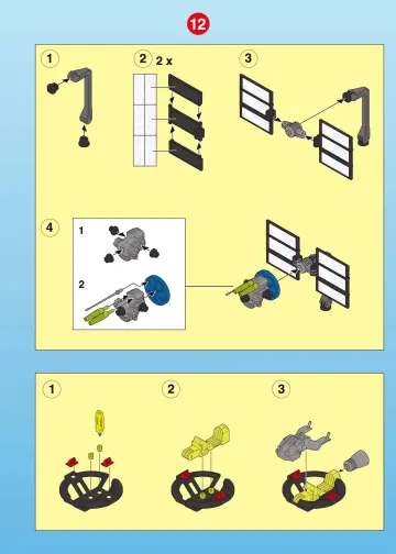 Notices de montage Playmobil 3080-A - Astronautes/vaisseau spatial (13)