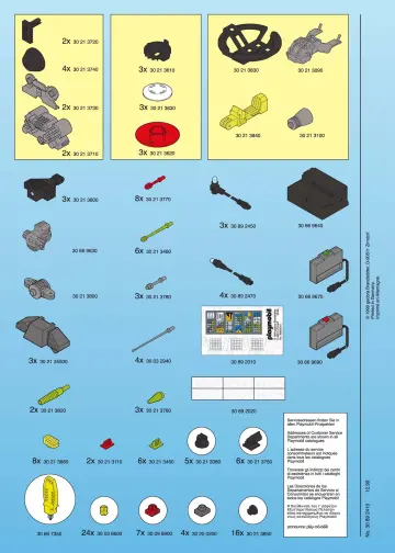 Notices de montage Playmobil 3080-A - Astronautes/vaisseau spatial (16)