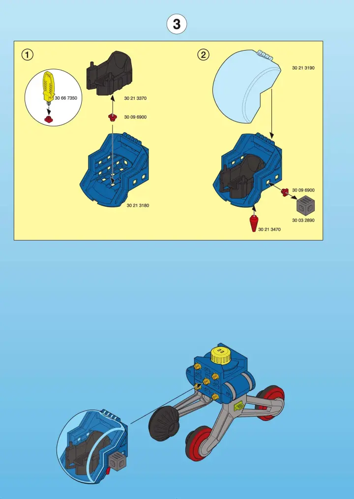Notices de montage Playmobil 3082-A - Astronaute/navette spatiale (2)