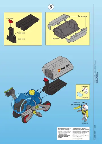 Bauanleitungen Playmobil 3082-A - Bodenfahrzeug (4)