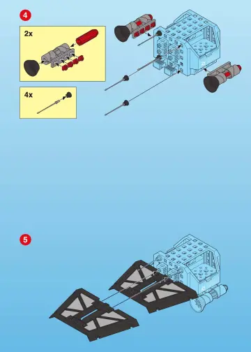 Notices de montage Playmobil 3092-A - Envahisseur/vaisseau (3)