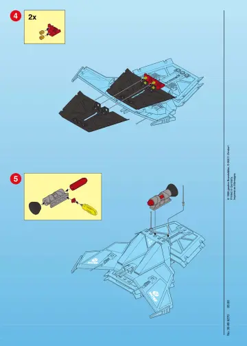 Notices de montage Playmobil 3092-A - Envahisseur/vaisseau (20)