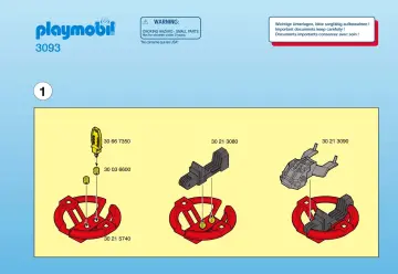 Bauanleitungen Playmobil 3093-A - Dark Glider (1)