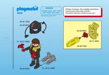 Notices de montage Playmobil 3095-A - Envahisseur (1)