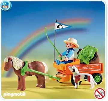 Playmobil 3118-B - Kinder-Ponywagen