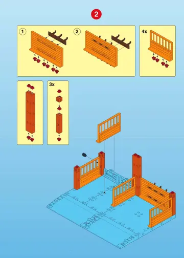 Notices de montage Playmobil 3120-B - Centre équestre (3)