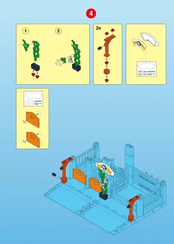 Bauanleitungen Playmobil 3120-B - Reiterhof (5)
