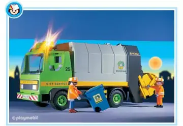 Playmobil 3121-B - Eboueurs/Camion ordures ménagères