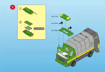 Notices de montage Playmobil 3121-B - Eboueurs/Camion ordures ménagères (3)