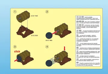 Notices de montage Playmobil 3127-A - SuperSet pirates (3)