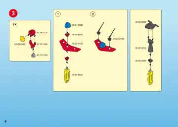 Notices de montage Playmobil 3128-B - Pompiers / sauveteurs bateau (4)
