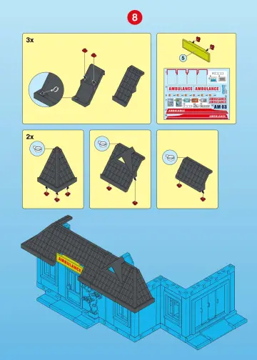 Bauanleitungen Playmobil 3130-A - Ritter-Set (9)