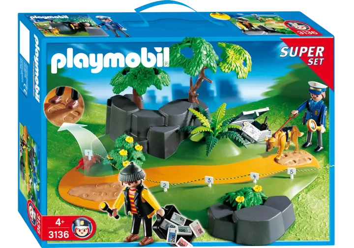 Playmobil 3136-A - Superset Policier & voleur - BOX