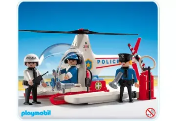 Playmobil 3144-A - Polizei Helikopter