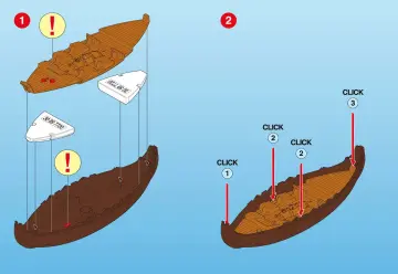 Bauanleitungen Playmobil 3150-A - Wikingerdrachenschiff (2)