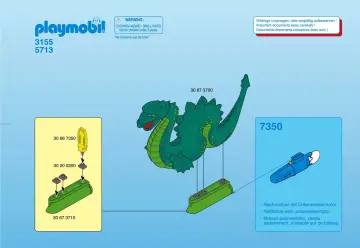 Bauanleitungen Playmobil 3155-A - Seeungeheuer "Nessie" (1)