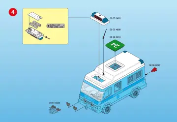 Bauanleitungen Playmobil 3160-A - Mannschaftswagen (6)