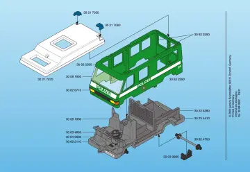 Bauanleitungen Playmobil 3160-A - Mannschaftswagen (8)