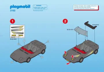 Notices de montage Playmobil 3162-A - Malfrats / cabriolet (1)