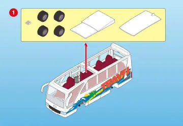 Notices de montage Playmobil 3169-A - Autocar (10)