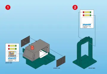Bauanleitungen Playmobil 3172-A - Gepäckkontrolle (2)