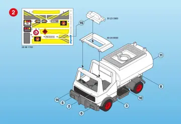 Bauanleitungen Playmobil 3173-A - Tanklastwagen (4)
