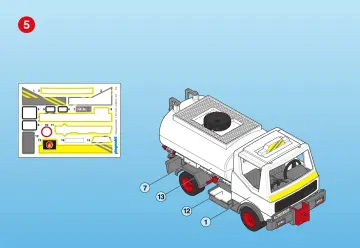 Bauanleitungen Playmobil 3173-A - Tanklastwagen (8)