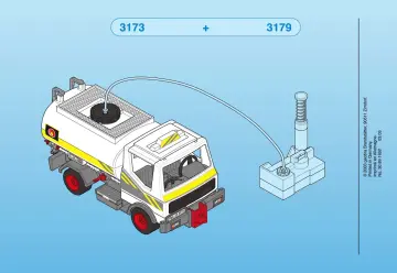 Bauanleitungen Playmobil 3173-A - Tanklastwagen (12)