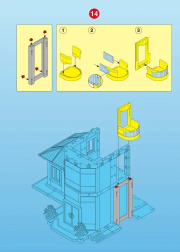 Bauanleitungen Playmobil 3175-A - Feuerwehr-Hauptquartier (15)
