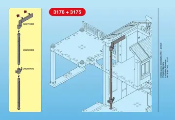 Bauanleitungen Playmobil 3176-A - Feuerwache (8)