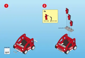 Bauanleitungen Playmobil 3177-A - Brandmeisterfahrzeug (2)