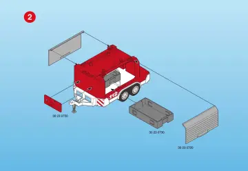 Notices de montage Playmobil 3178-A - Pompier/électrogène/remorque (3)