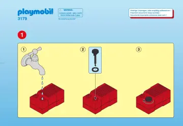 Bauanleitungen Playmobil 3179-A - Löschausrüstung mit Druckpumpe (1)